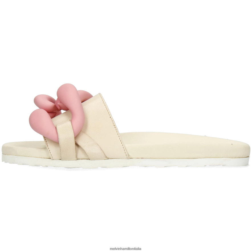 esso Melvin & Hamilton donne Wilma 26 bianco muli L80P2P1692