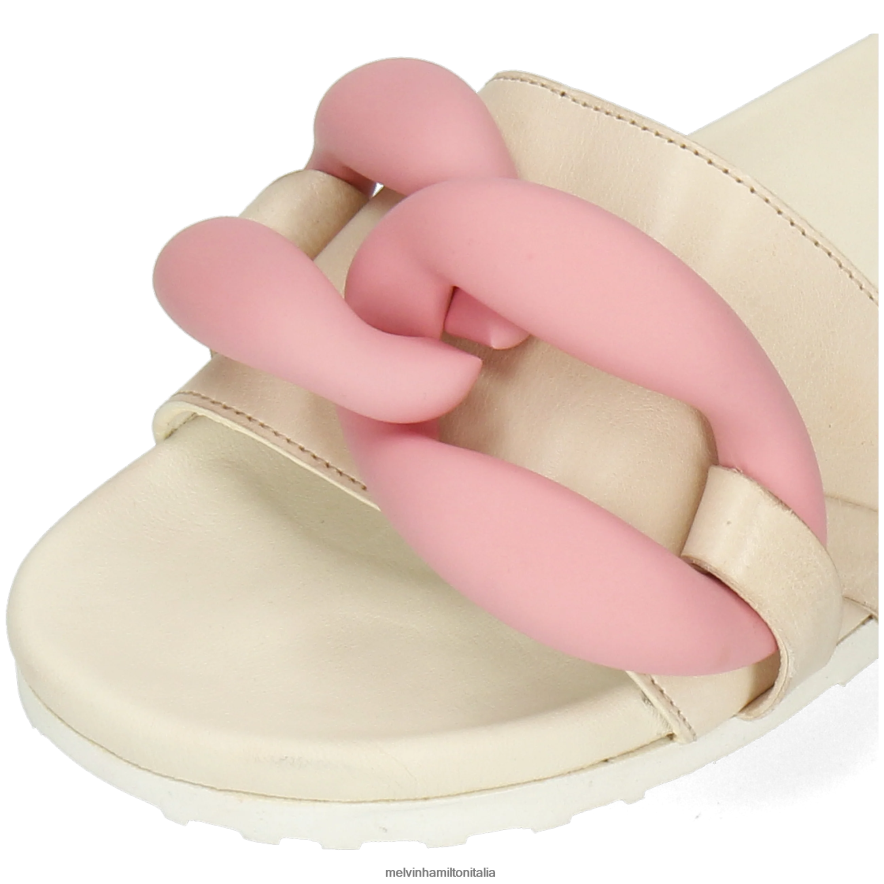 esso Melvin & Hamilton donne Wilma 26 bianco muli L80P2P1692