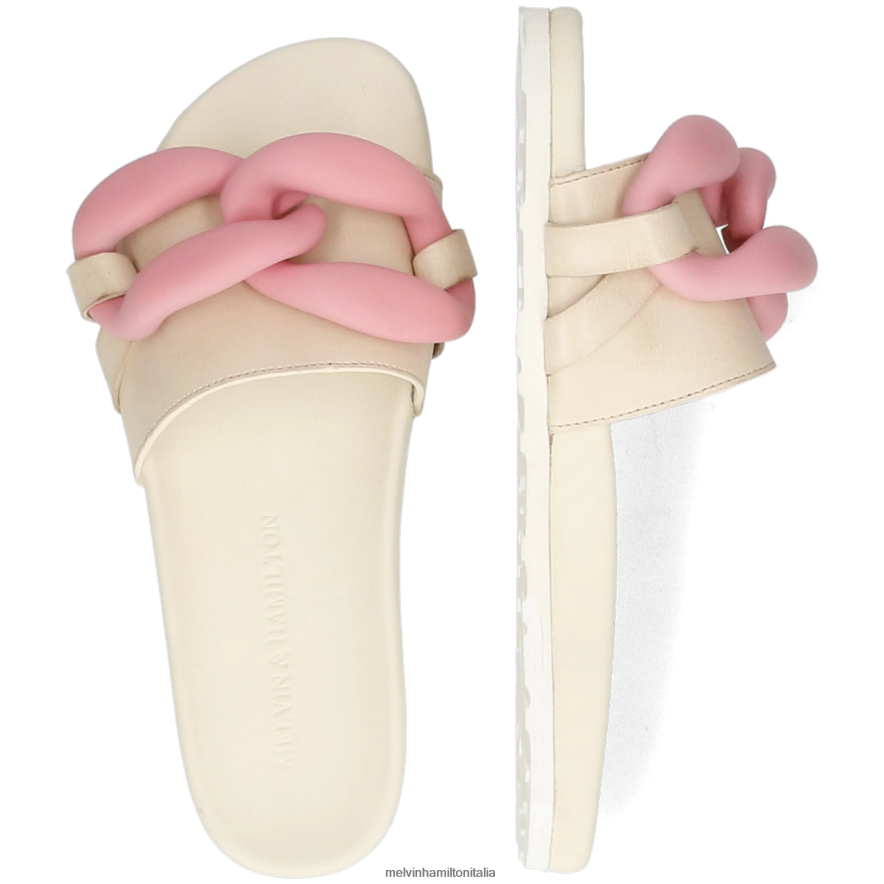 esso Melvin & Hamilton donne Wilma 26 bianco muli L80P2P1692