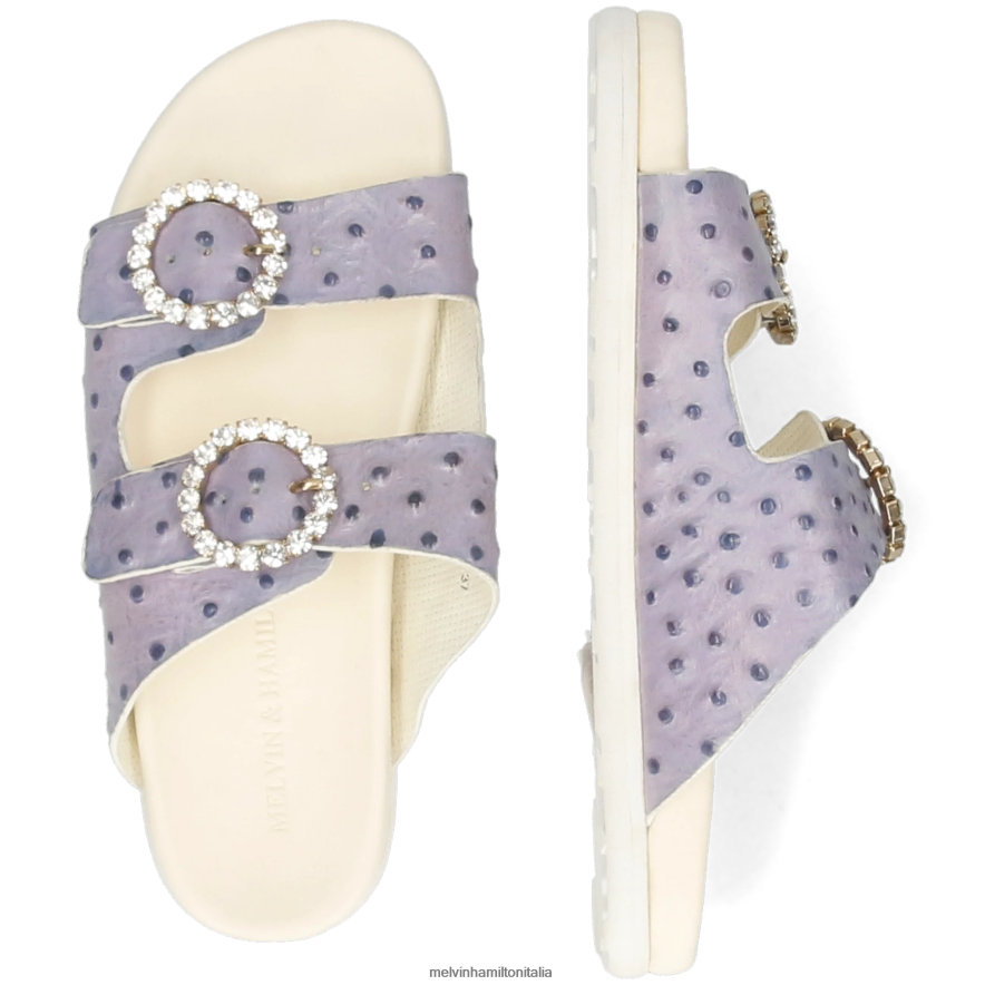 esso Melvin & Hamilton donne Wilma 32 grigio muli L80P2P1564