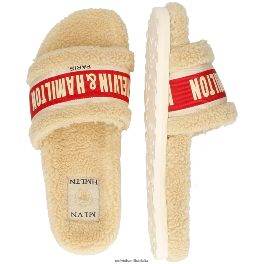 esso Melvin & Hamilton donne Wilma 34 beige muli L80P2P1625