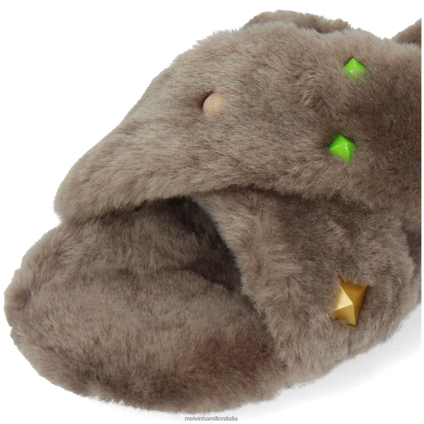 esso Melvin & Hamilton donne Wilma 36 grigio muli DLT2BB1711