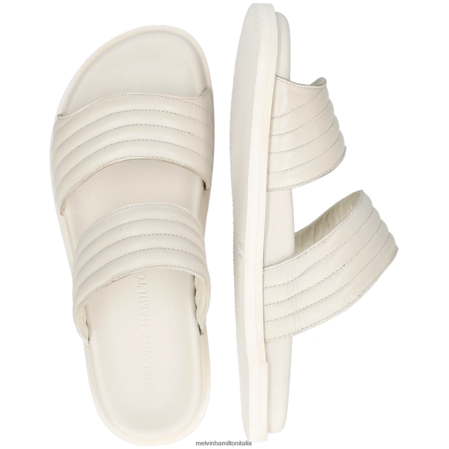 esso Melvin & Hamilton donne Wilma 38 bianco muli L80P2P1714