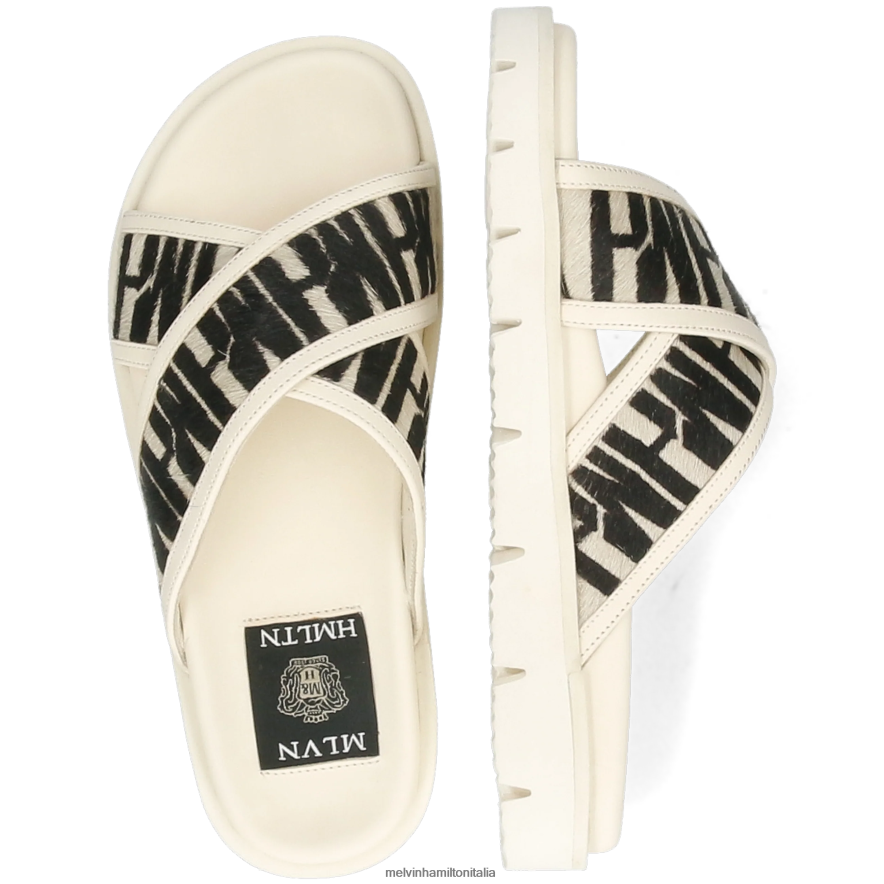 esso Melvin & Hamilton donne Wilma 9 bianco muli L80P2P1657