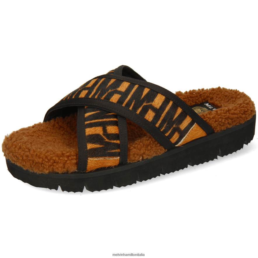 esso Melvin & Hamilton donne Wilma 9 marrone muli L80P2P1639