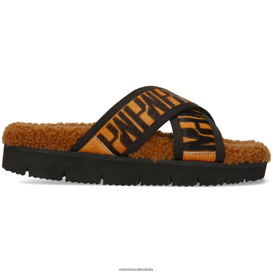 esso Melvin & Hamilton donne Wilma 9 marrone muli L80P2P1639