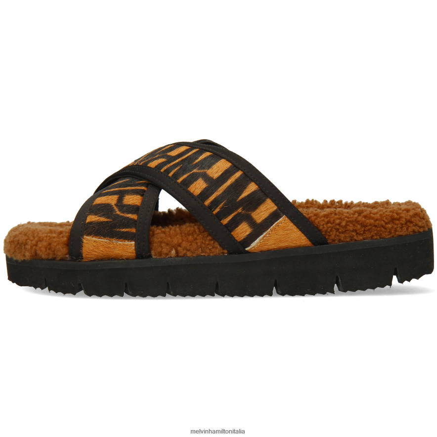 esso Melvin & Hamilton donne Wilma 9 marrone muli L80P2P1639