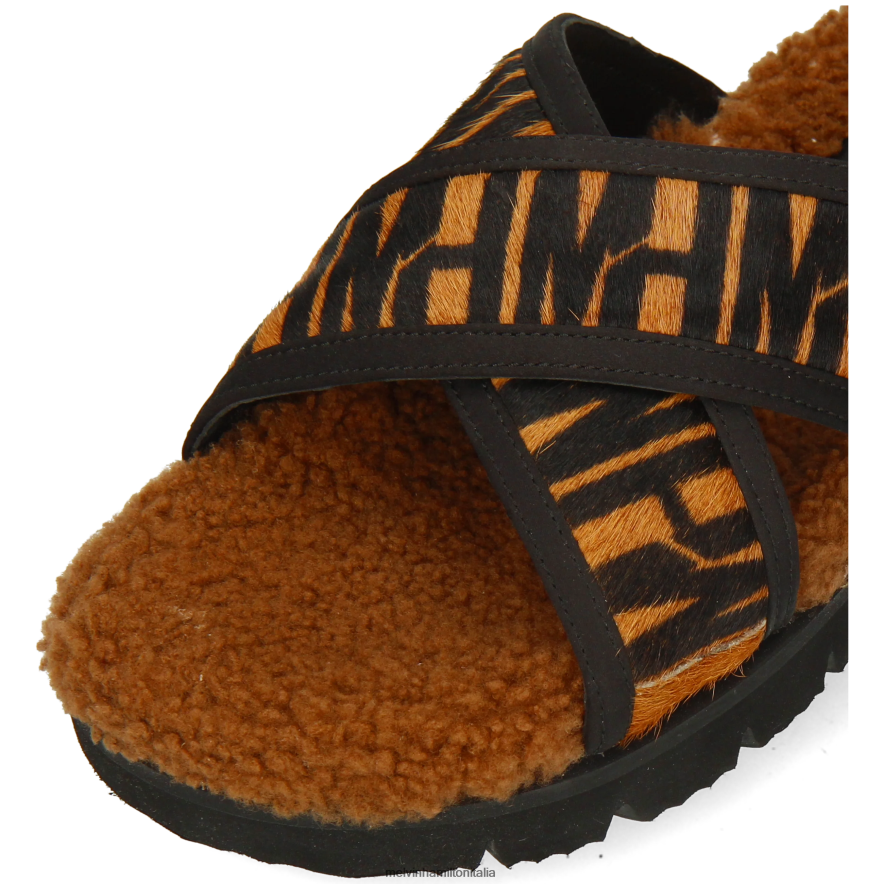 esso Melvin & Hamilton donne Wilma 9 marrone muli L80P2P1639