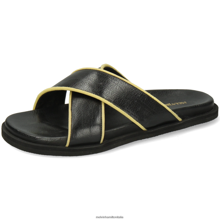 esso Melvin & Hamilton donne Wilma 9 nero muli L80P2P1741