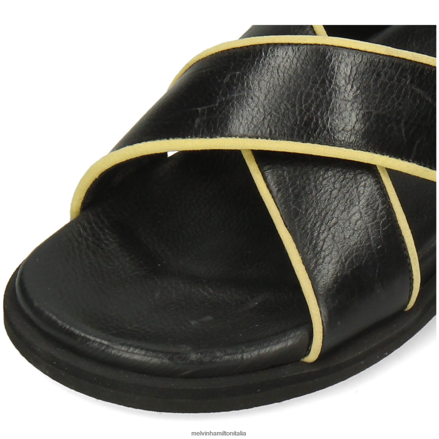 esso Melvin & Hamilton donne Wilma 9 nero muli L80P2P1741