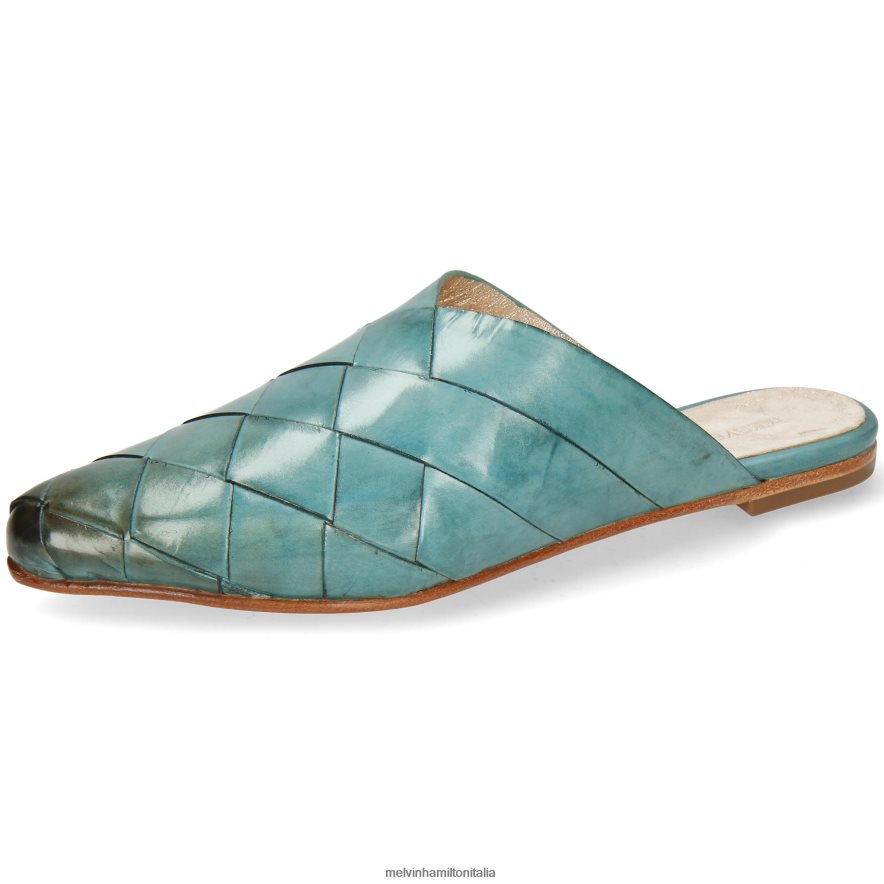 esso Melvin & Hamilton donne alexa 42 turchese muli L80P2P1643