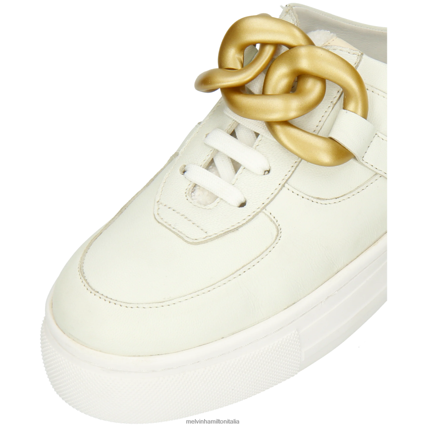 esso Melvin & Hamilton donne ambra 24 bianco muli DLT2BB1591