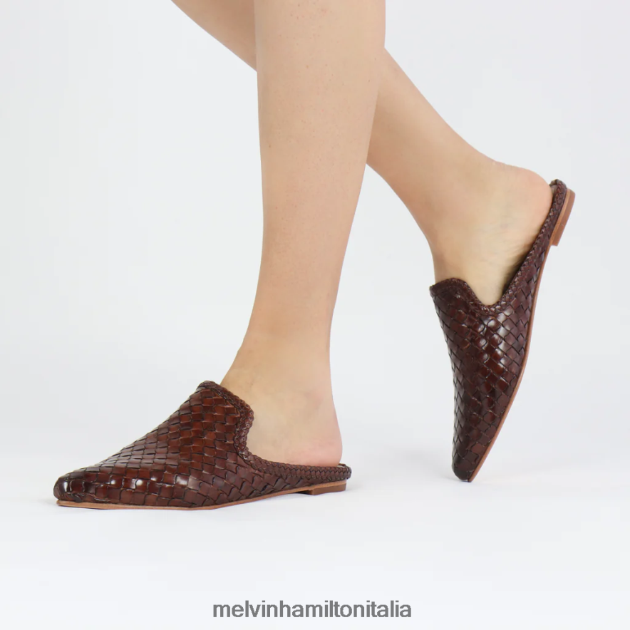esso Melvin & Hamilton donne lidia 2 marrone muli L80P2P1704