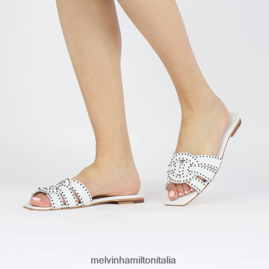 esso Melvin & Hamilton donne sandrino 2 bianco muli L80P2P1748