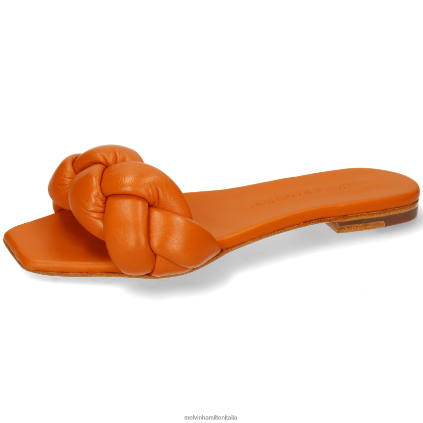 esso Melvin & Hamilton donne sandrino 3 arancia muli DLT2BB1536