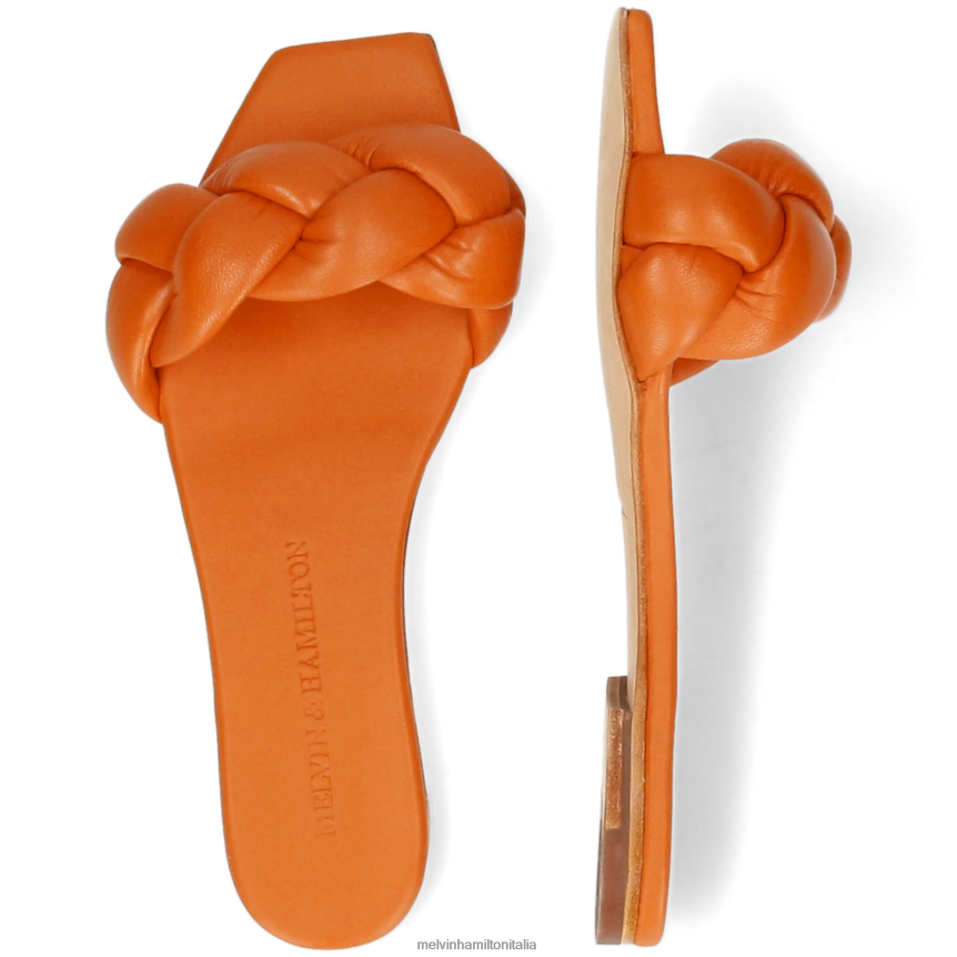 esso Melvin & Hamilton donne sandrino 3 arancia muli DLT2BB1536