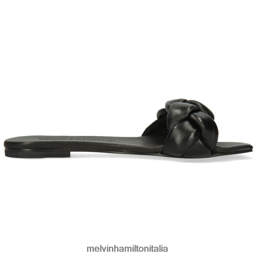 esso Melvin & Hamilton donne sandrino 3 nero muli L80P2P1709