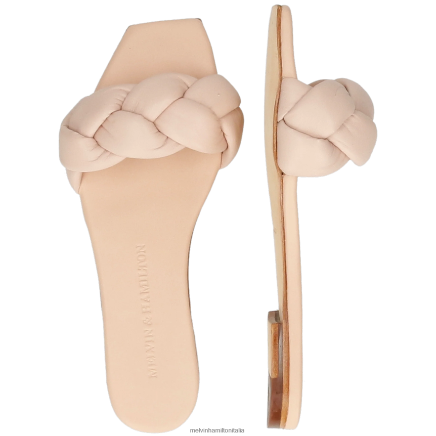 esso Melvin & Hamilton donne sandrino 3 rosa muli DLT2BB1618