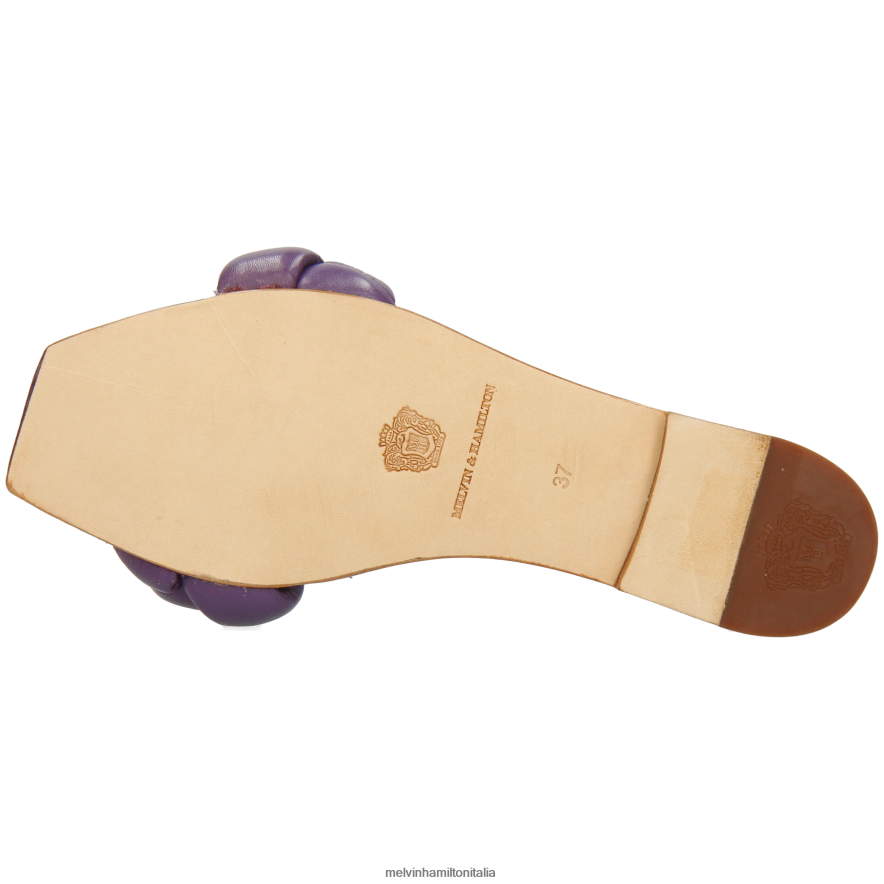 esso Melvin & Hamilton donne sandrino 3 viola muli L80P2P1594