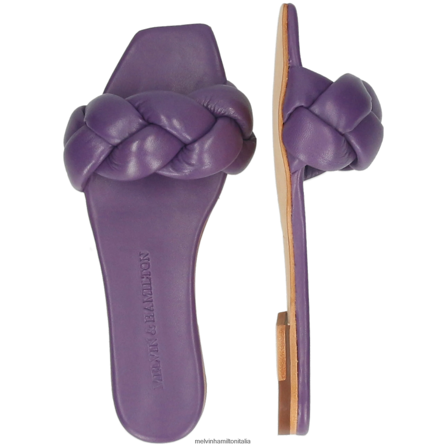 esso Melvin & Hamilton donne sandrino 3 viola muli L80P2P1594