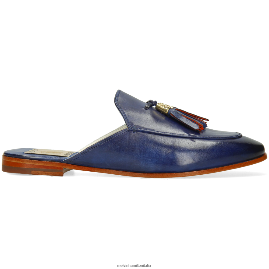 esso Melvin & Hamilton donne scarlatta 2 blu muli L80P2P1534