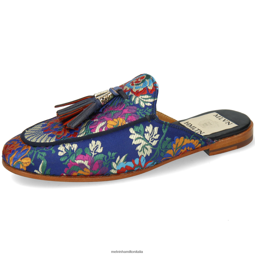 esso Melvin & Hamilton donne scarlatta 2 blu muli L80P2P1743