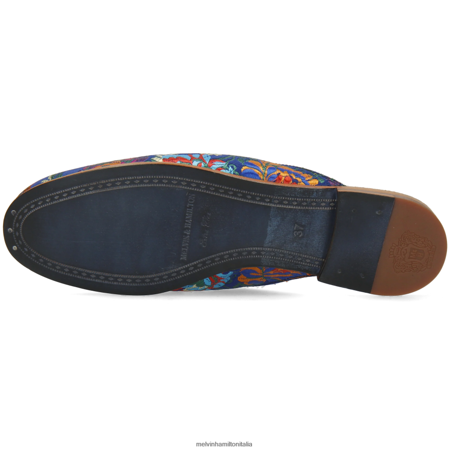 esso Melvin & Hamilton donne scarlatta 2 blu muli L80P2P1743