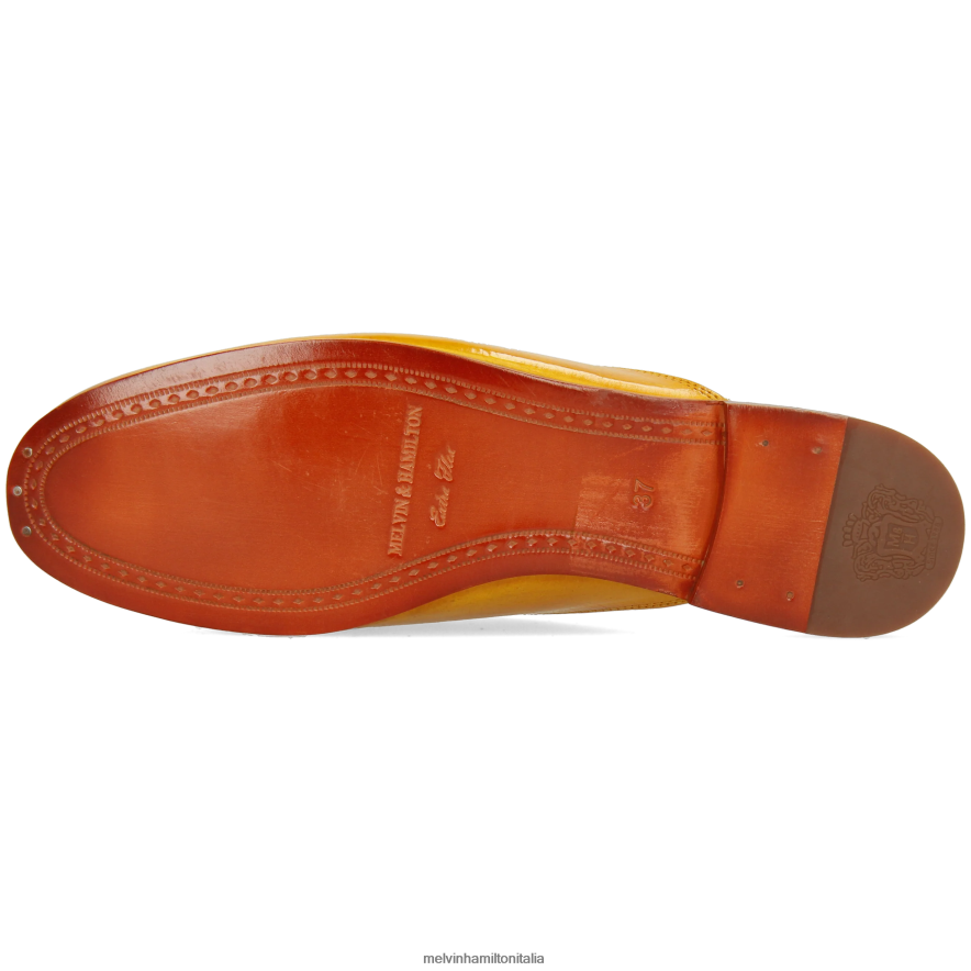 esso Melvin & Hamilton donne scarlatta 2 giallo muli L80P2P1661