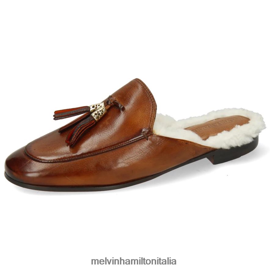 esso Melvin & Hamilton donne scarlatta 2 marrone muli L80P2P1646