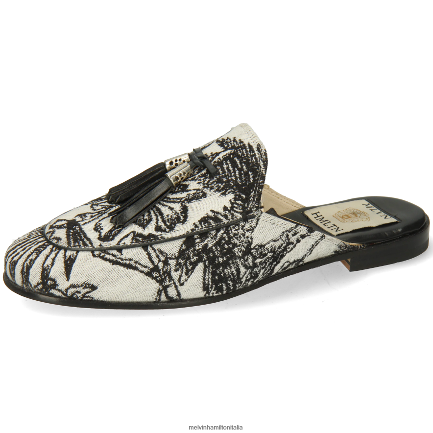 esso Melvin & Hamilton donne scarlatta 2 nero muli L80P2P1541