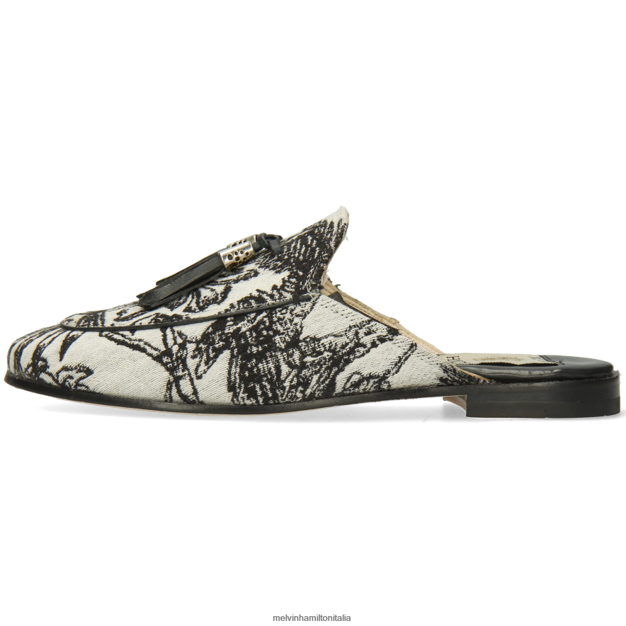 esso Melvin & Hamilton donne scarlatta 2 nero muli L80P2P1541