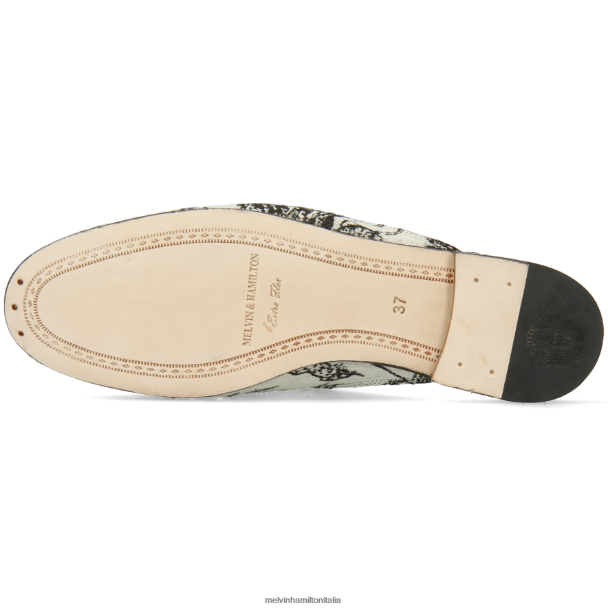 esso Melvin & Hamilton donne scarlatta 2 nero muli L80P2P1541