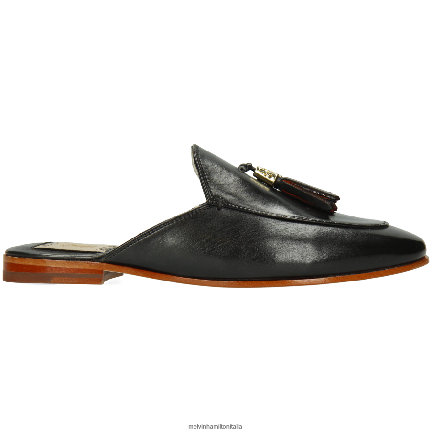 esso Melvin & Hamilton donne scarlatta 2 nero muli L80P2P1590