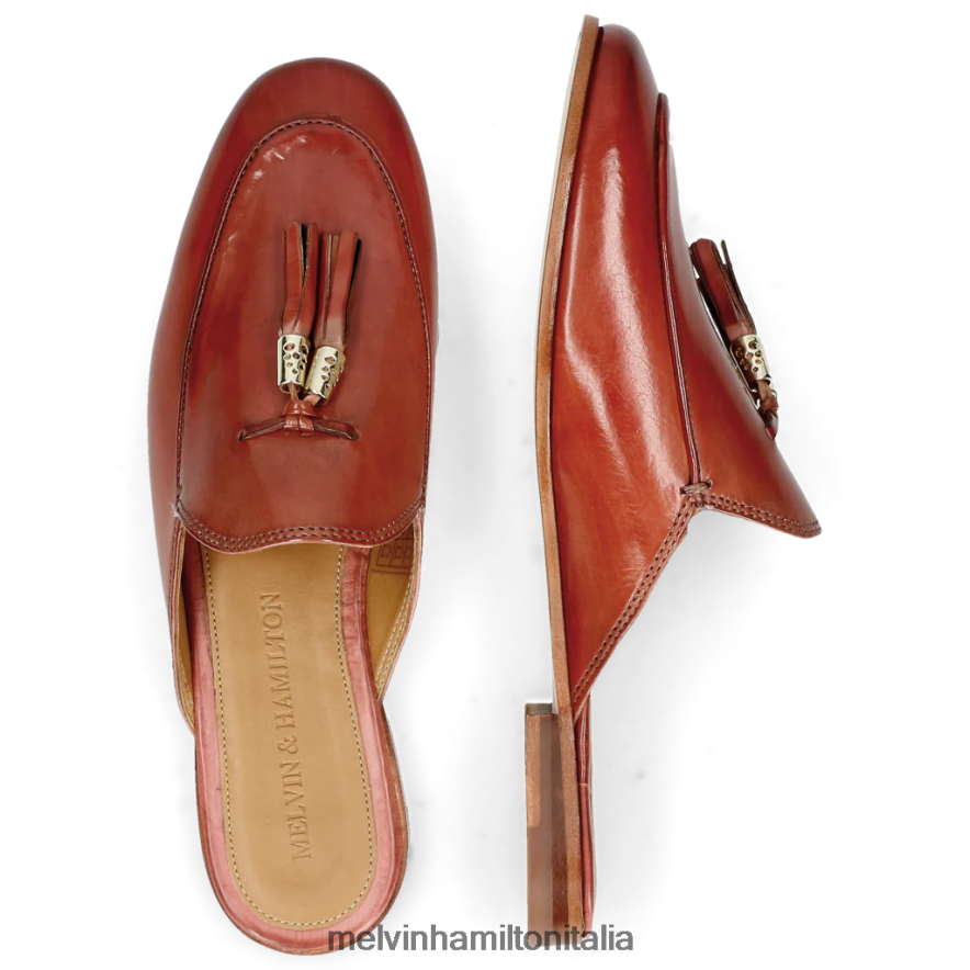 esso Melvin & Hamilton donne scarlatta 2 rosso muli L80P2P1770