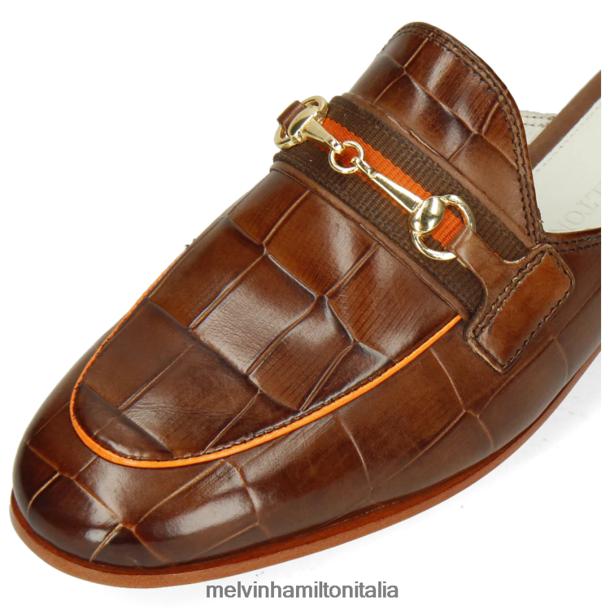esso Melvin & Hamilton donne scarlatta 46 marrone muli L80P2P1708