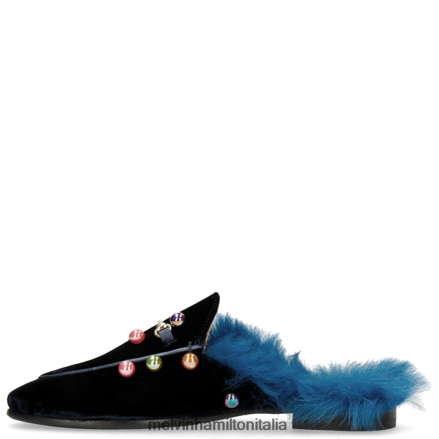 esso Melvin & Hamilton donne scarlatta 4 blu muli L80P2P1746