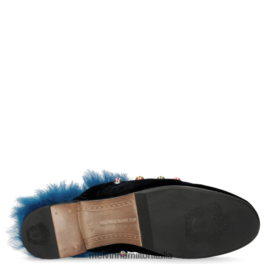 esso Melvin & Hamilton donne scarlatta 4 blu muli L80P2P1746