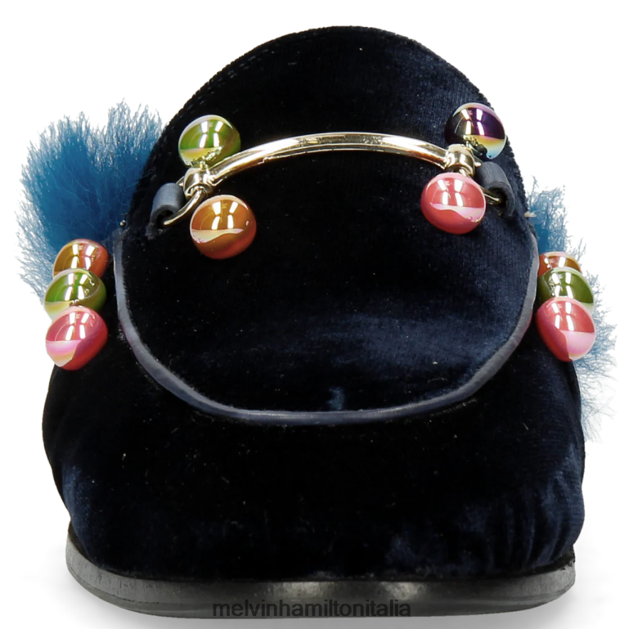 esso Melvin & Hamilton donne scarlatta 4 blu muli L80P2P1746