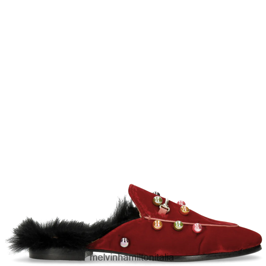 esso Melvin & Hamilton donne scarlatta 4 rosso muli L80P2P1751