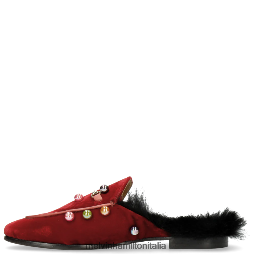 esso Melvin & Hamilton donne scarlatta 4 rosso muli L80P2P1751