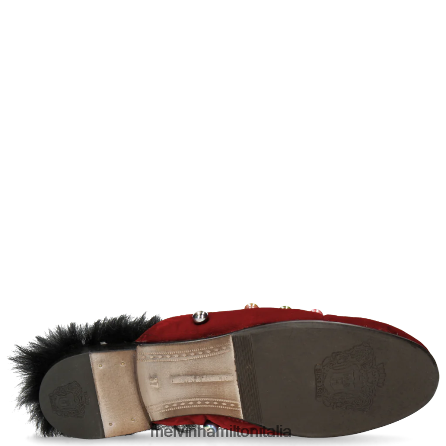 esso Melvin & Hamilton donne scarlatta 4 rosso muli L80P2P1751