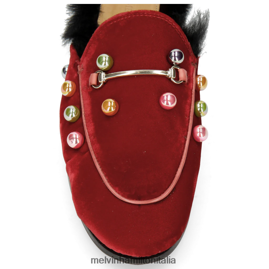 esso Melvin & Hamilton donne scarlatta 4 rosso muli L80P2P1751