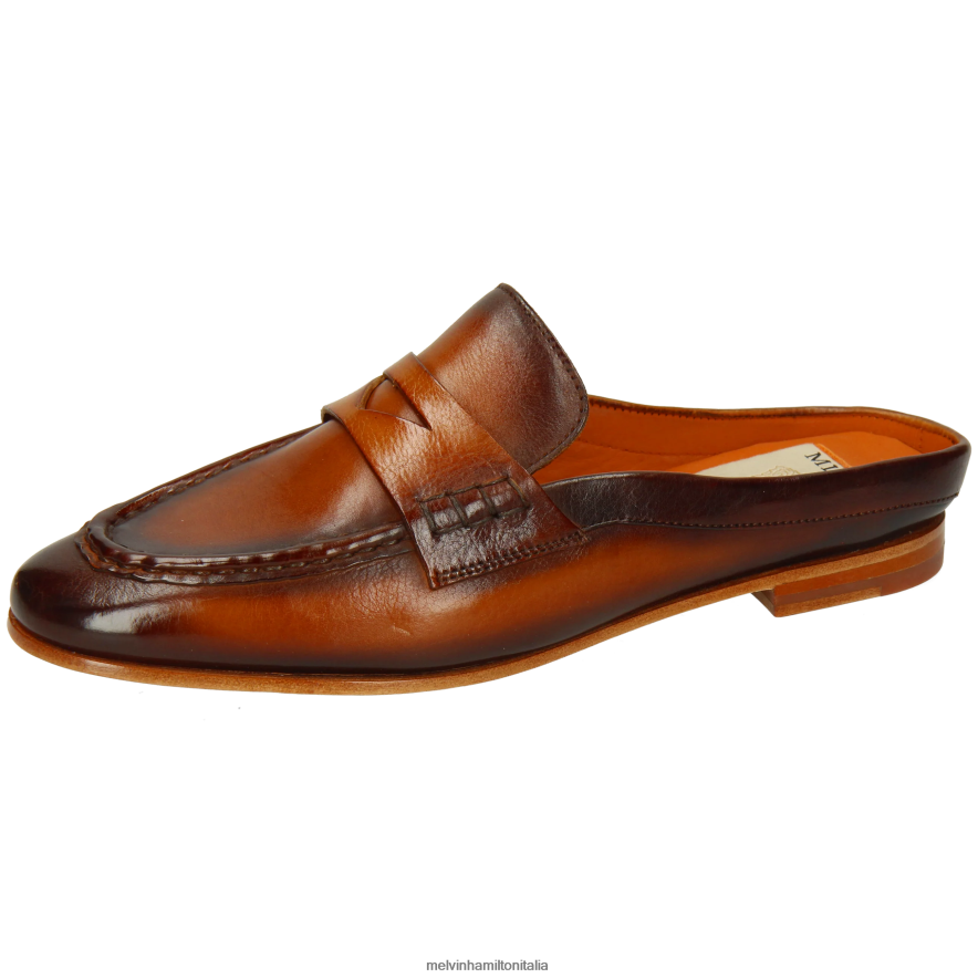 esso Melvin & Hamilton donne scarlatta 71 marrone muli L80P2P1549