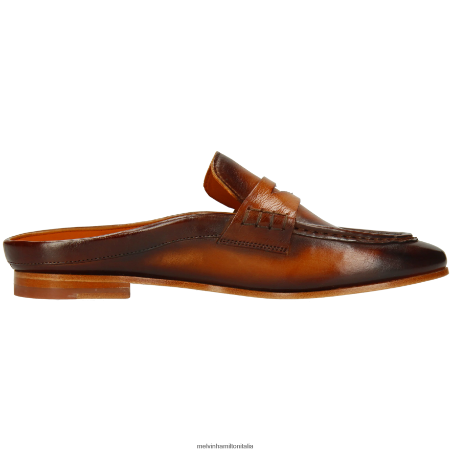 esso Melvin & Hamilton donne scarlatta 71 marrone muli L80P2P1549