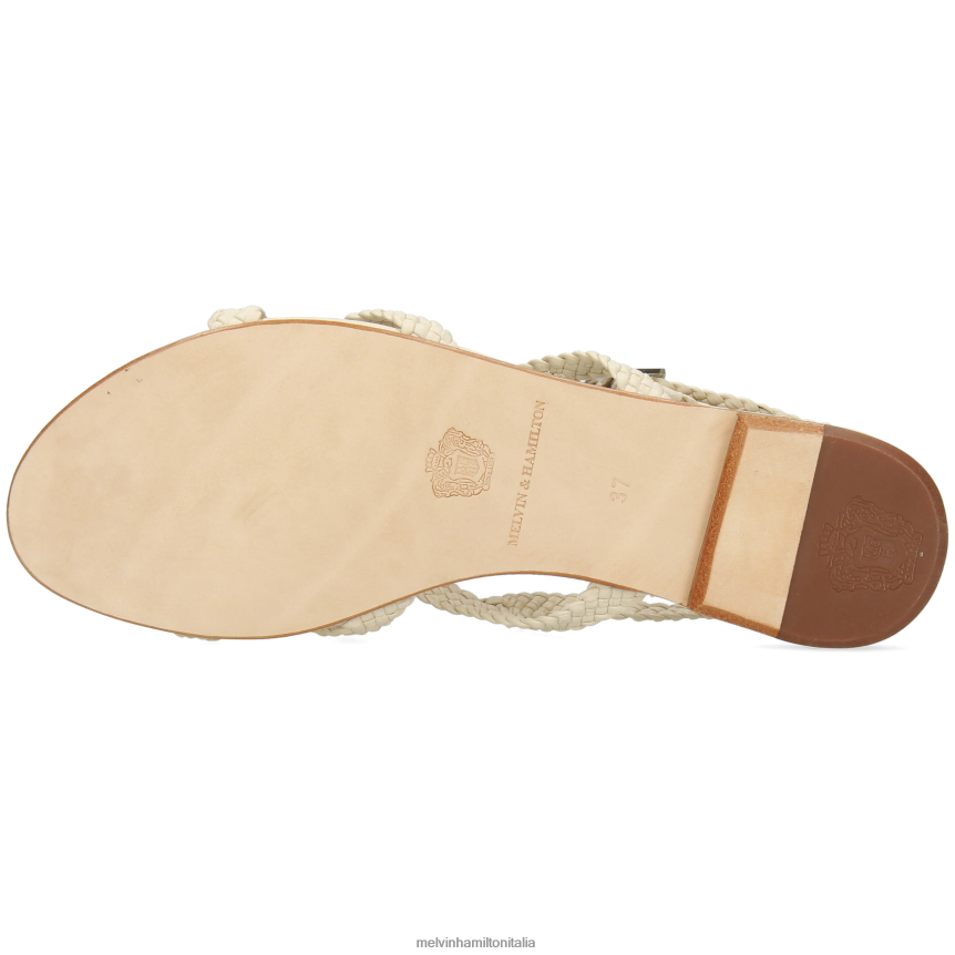 esso Melvin & Hamilton donne Anna 86 bianco sandali DLT2BB1928