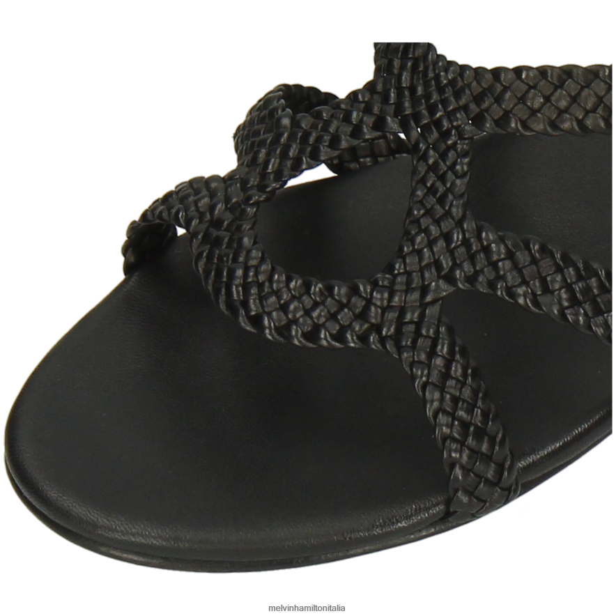 esso Melvin & Hamilton donne Anna 86 nero sandali L80P2P1946