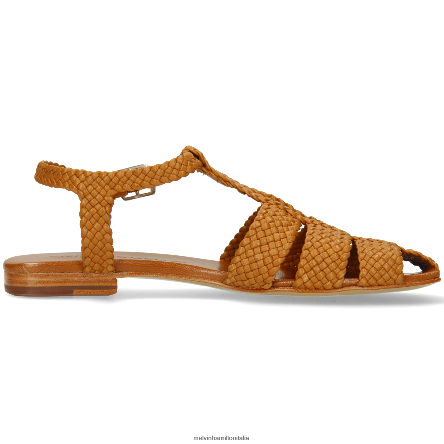 esso Melvin & Hamilton donne Brooke 17 marrone sandali L80P2P1896