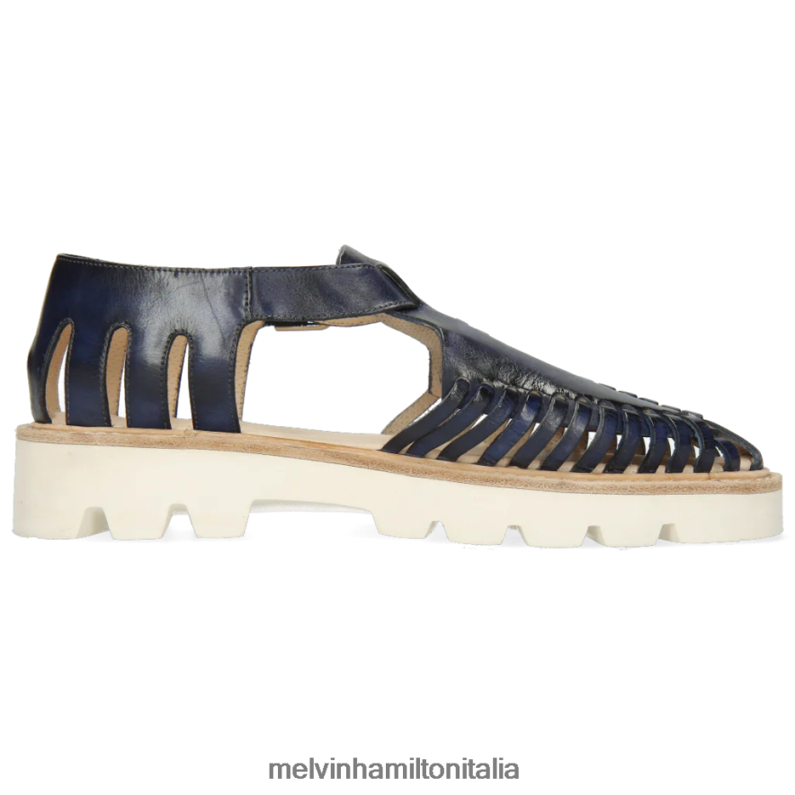 esso Melvin & Hamilton donne Molly 17 blu sandali L80P2P1941