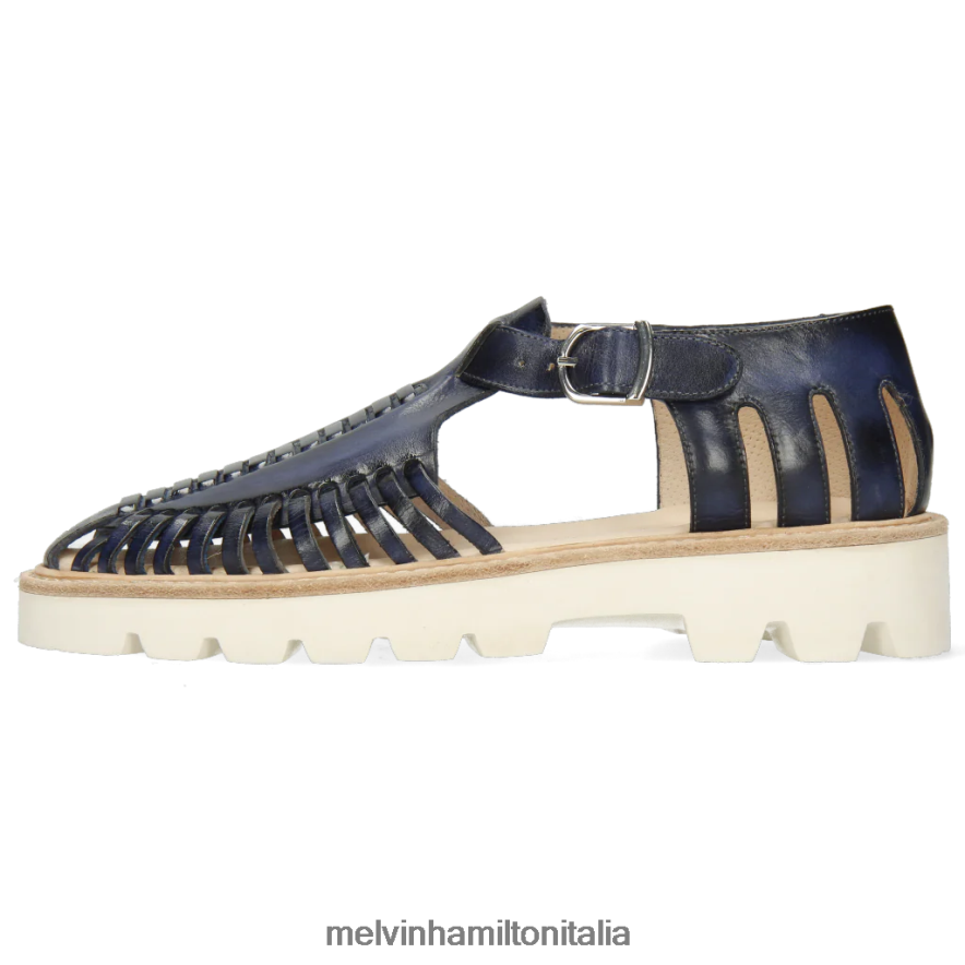 esso Melvin & Hamilton donne Molly 17 blu sandali L80P2P1941