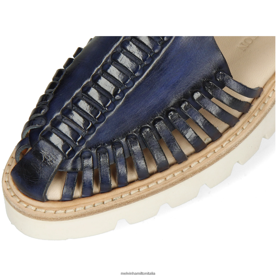 esso Melvin & Hamilton donne Molly 17 blu sandali L80P2P1941